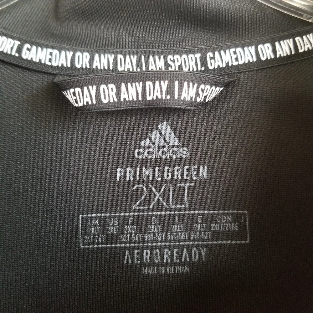 Adidas Aeroready Tennessee Performance Patch Zip Front Jacket Size 2XLT NWT